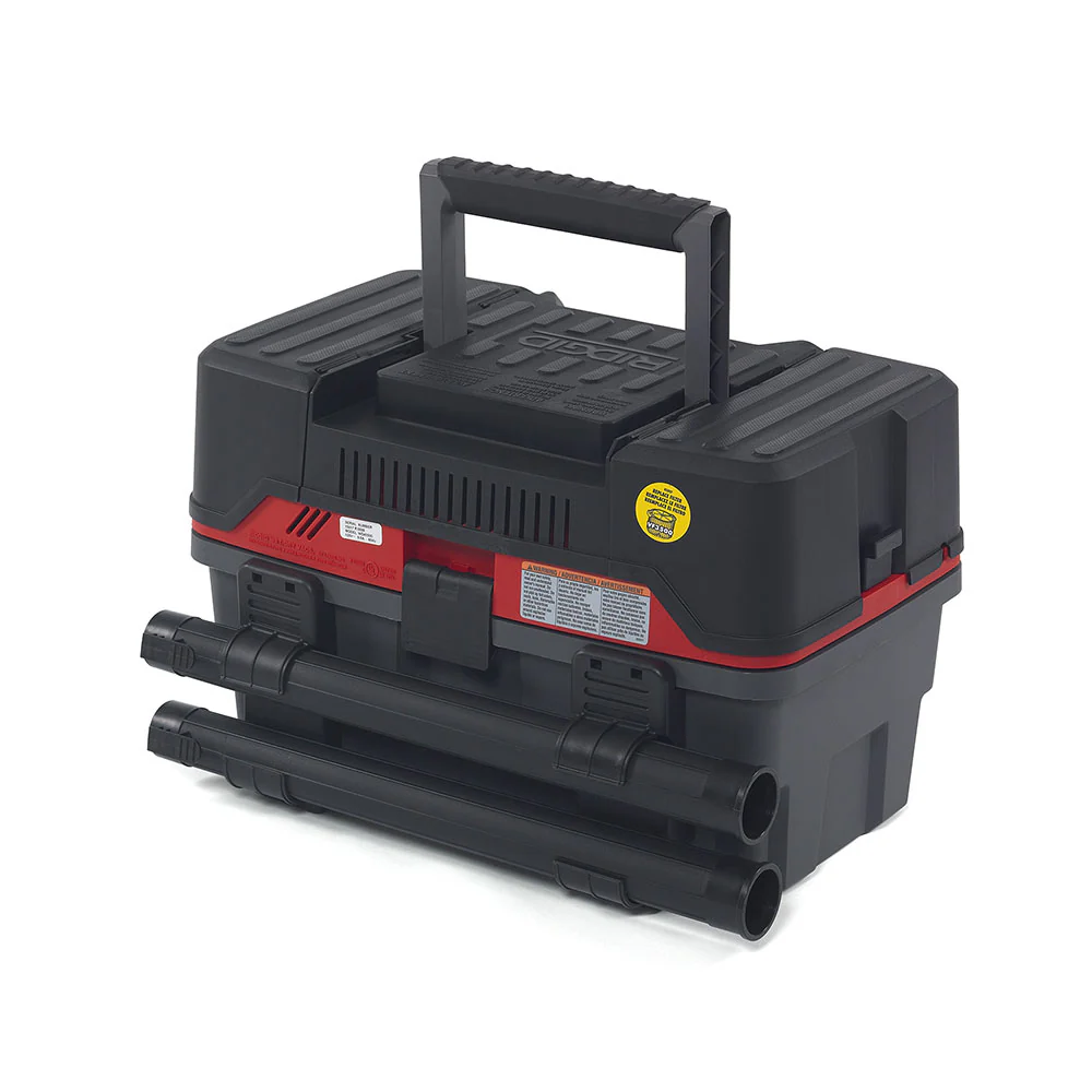 RIDGID 50318 4500RV 4.5 Gal Red ProPack Wet/Dry Vac - Mactool Shop