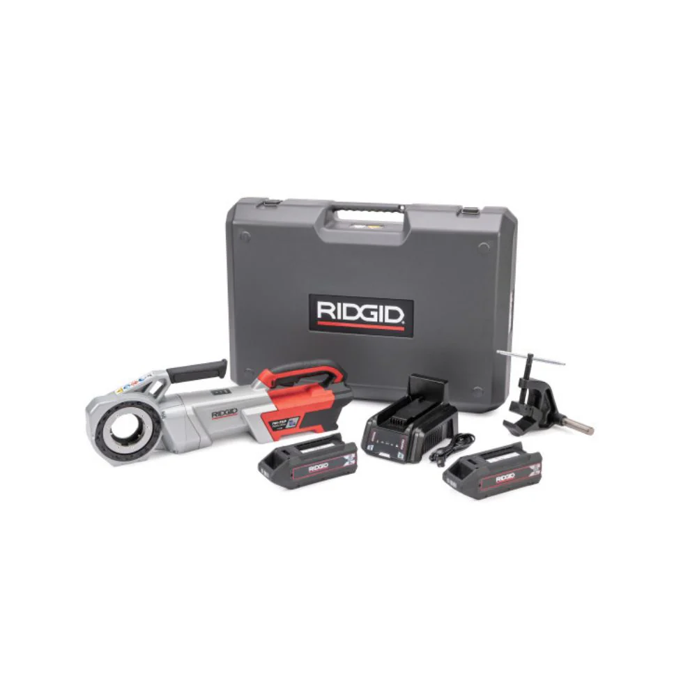 Ridgid 72018 760 FXP Power Drive (11-R), 2x 4Ah FXP Batteries, FXP Charger, Support Arm, Case - Mactool Shop