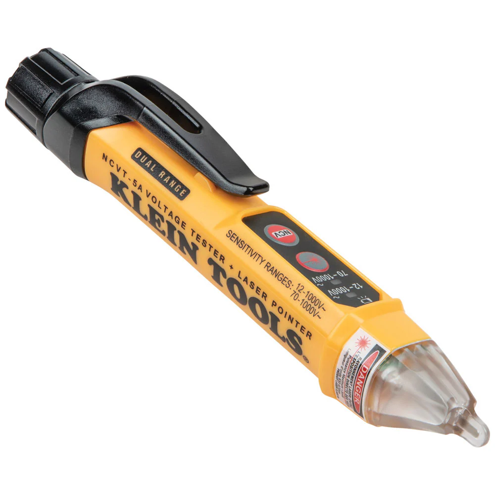 Klein NCVT-5A Dual-Range Non-Contact Voltage Tester w/Laser Pointer - Mactool Shop