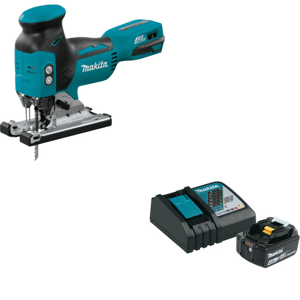 Makita XVJ01Z 18V LXT Barrel Jig Saw W/ FREE BL1840BDC1 18V LXT Starter Pack - Mactool Shop
