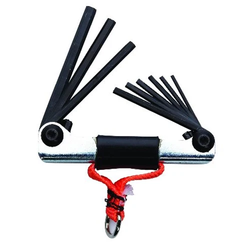 Proto J4993-TT Tether-Ready 9 Piece Folding Hex Key Set - Mactool Shop