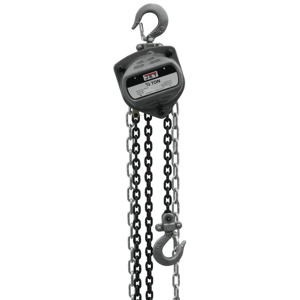 Jet JT9-101900 S90-050-10, 1/2-Ton Hand Chain Hoist With 10' Lift - Mactool Shop