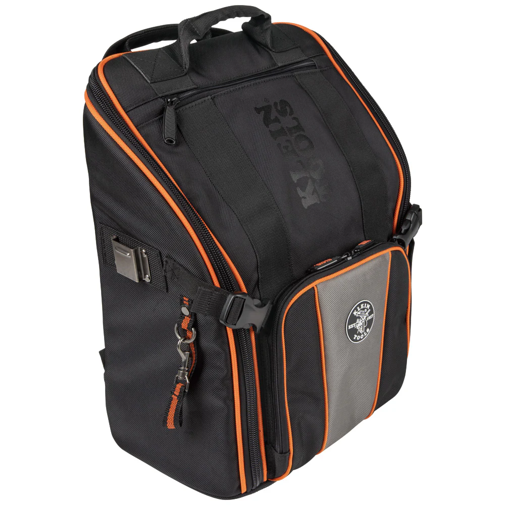 Klein 55482 Tradesman Pro™ Tool Station Tool Bag Backpack, 21 Pockets, 17.25-Inch - Mactool Shop