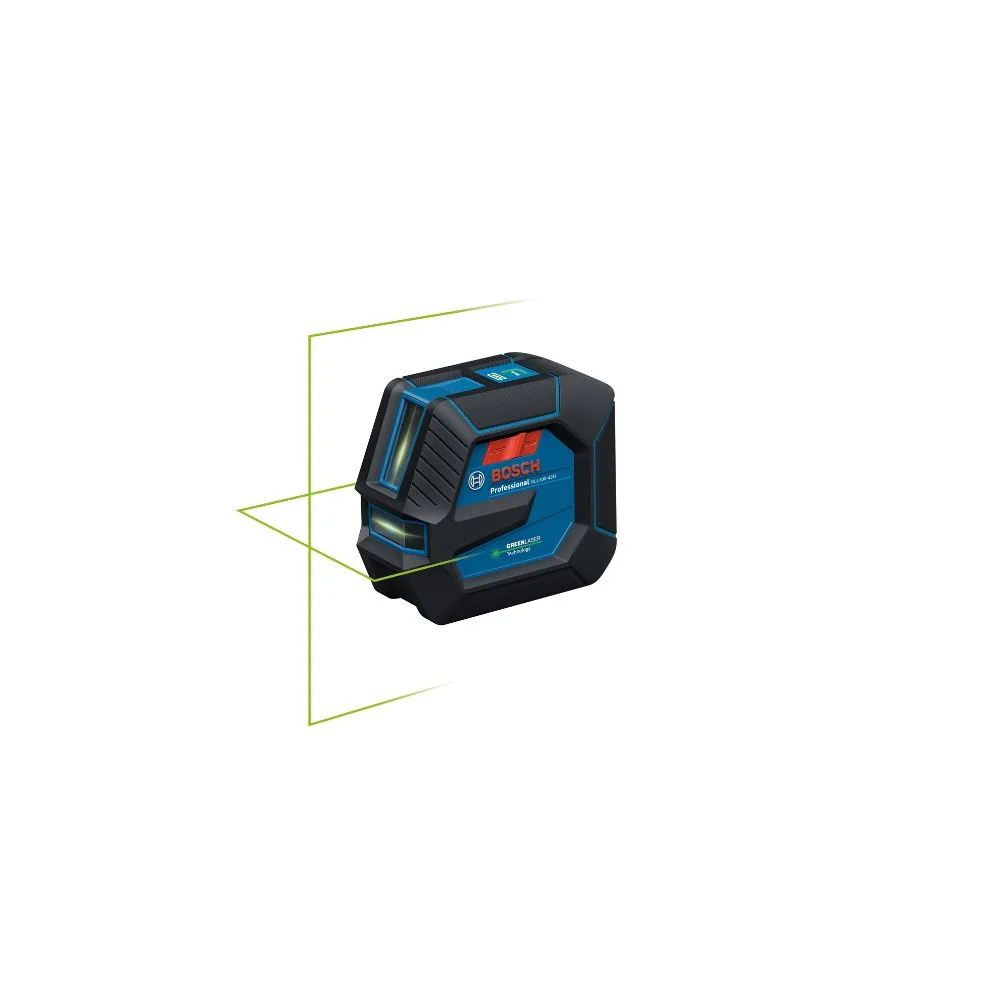 Bosch GLL100-42GL 3.7V Green-Beam Self-Leveling Cross-Line Laser with Li-Ion Battery - Mactool Shop