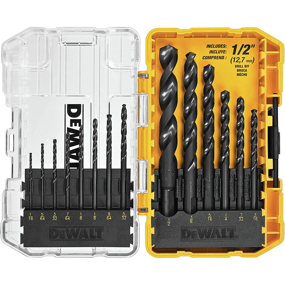 Dewalt DWA1184 14 Pieces Black And Gold Drill Bit Set - Mactool Shop