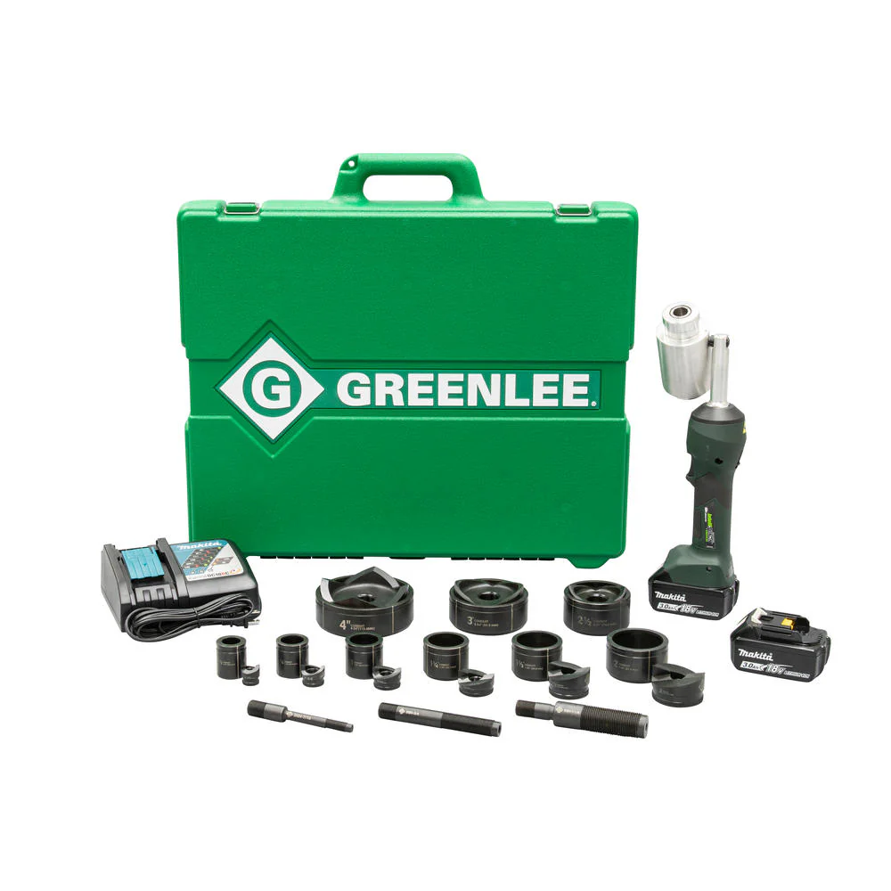 Greenlee LS100X11SB4X INTELLIPUNCH 11-Ton Set, SB 1/2
