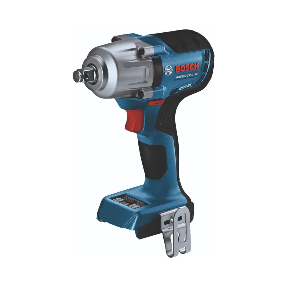 Bosch GDS18V-330CN 18V Brushless Connected-Ready 1/2 In. Mid-Torque Impact Wrench with Friction Ring and Thru-Hole (Bare Tool) - Mactool Shop