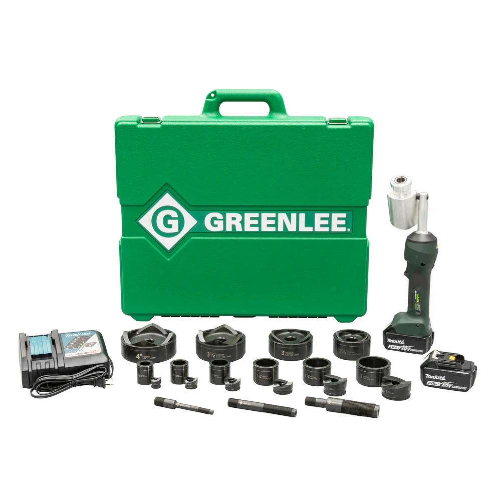 Greenlee LS100X11SB4 INTELLIPUNCH 11-Ton Set, SB 1/2