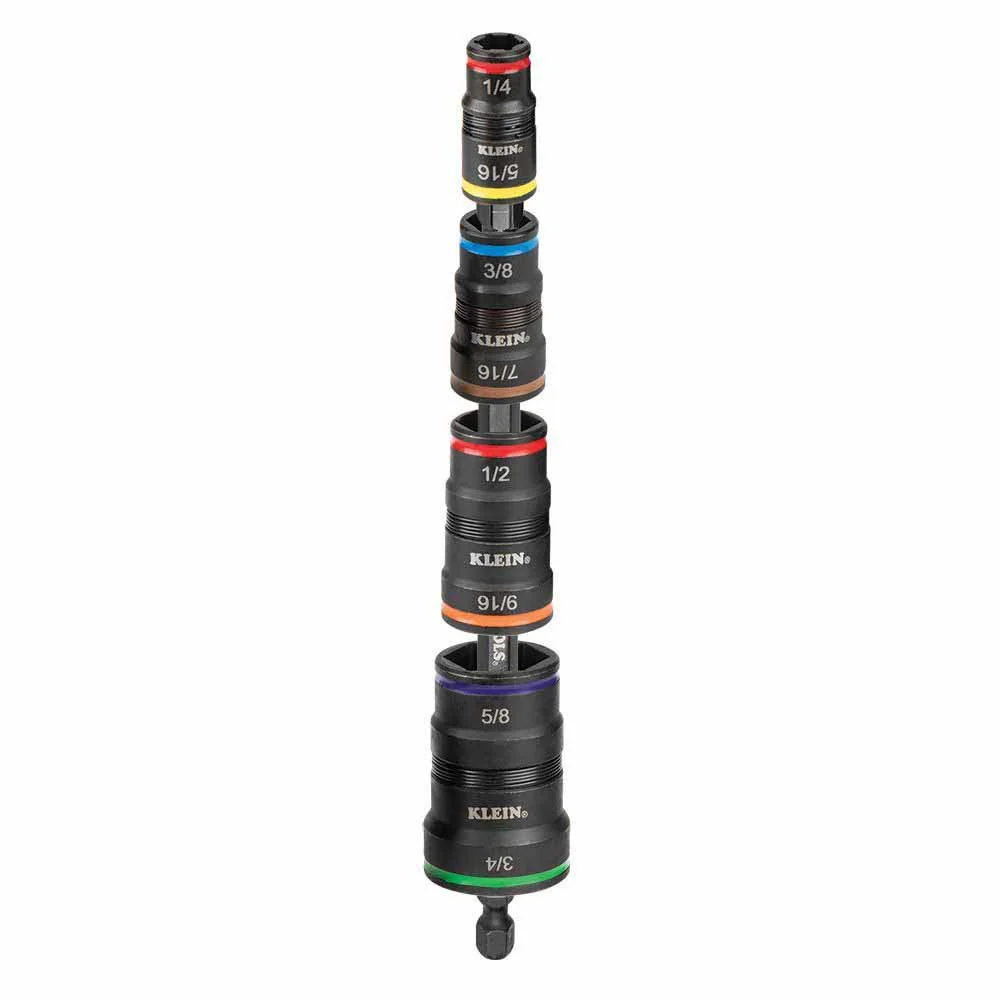 Klein Tools 32934 9-in-1 Impact Rated Flip Socket Set - Mactool Shop