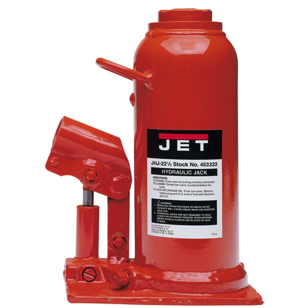 Jet JT9-453322 JHJ-22-1/2, 22-1/2-Ton Hydraulic Bottle Jack - Mactool Shop