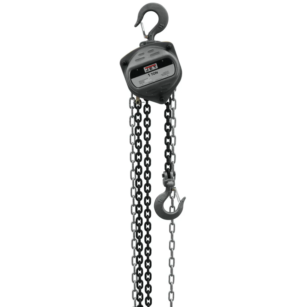 Jet JT9-101910 S90-100-10, 1-Ton Hand Chain Hoist With 10' Lift - Mactool Shop