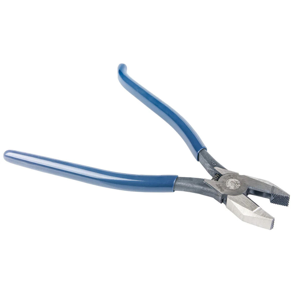 Klein D201-7CSTLFT Ironworker's Rebar Pliers, Left Handed, Spring Loaded, 9