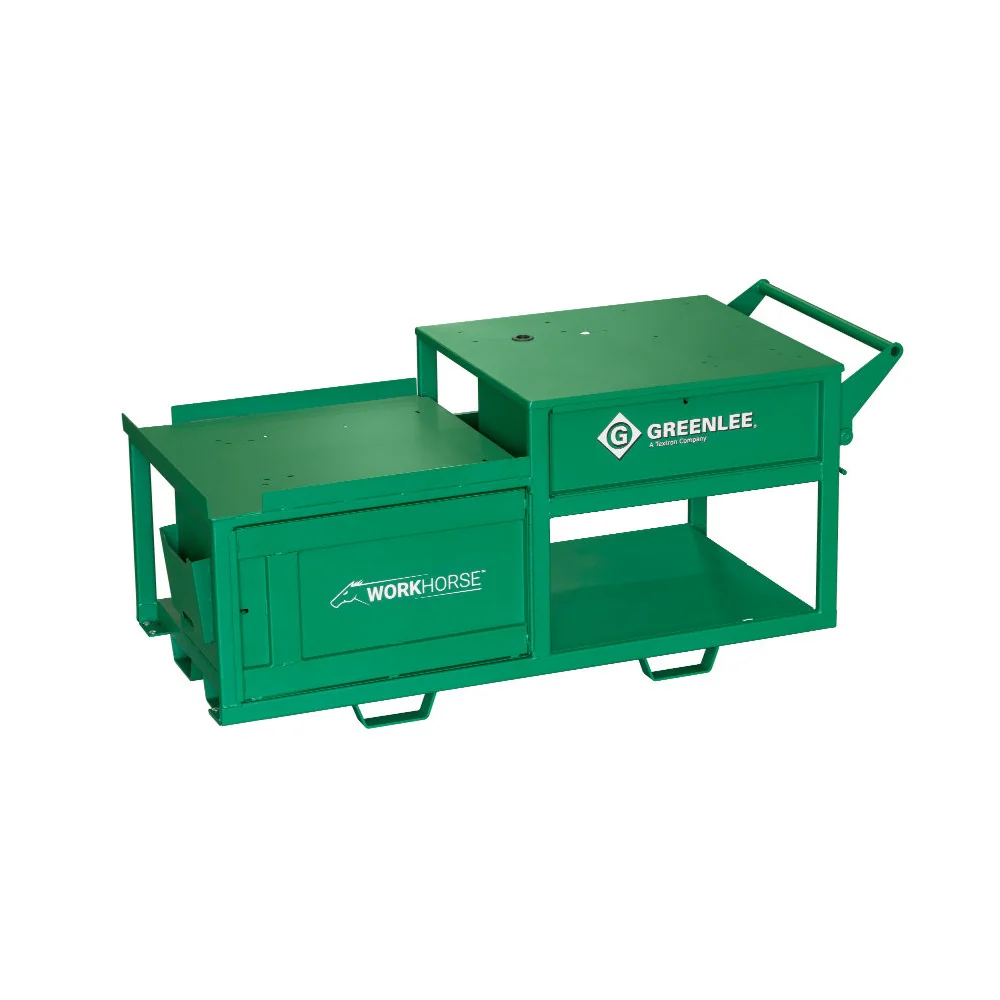 Greenlee WK100-B Workhorse All-In-One Bending and Threading Workstation, Bare Cart Only - Mactool Shop