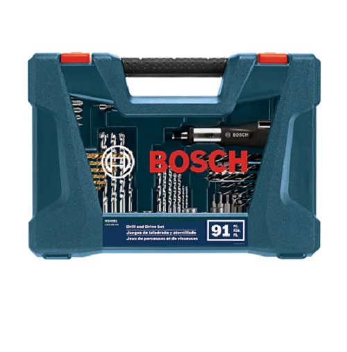 Bosch MS4091 91 Piece Drilling and Driving Mixed Set - Mactool Shop