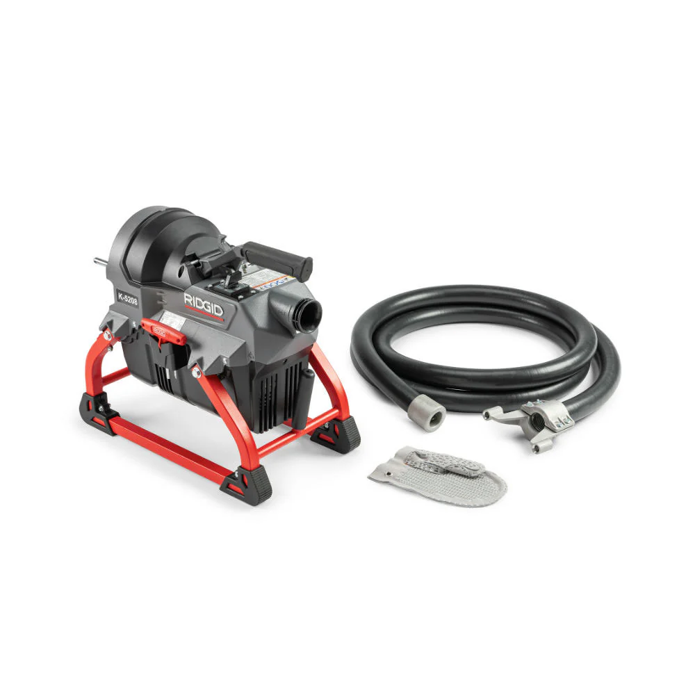 RIDGID 61688 K-5208, 115V 60Hz Sectional Drain Cleaner With Guide Hose - Mactool Shop