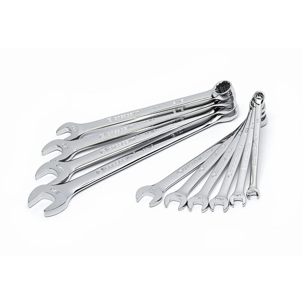 Crescent CCWS2 10 Pc 12 Point SAE Combination Wrench Set - Mactool Shop