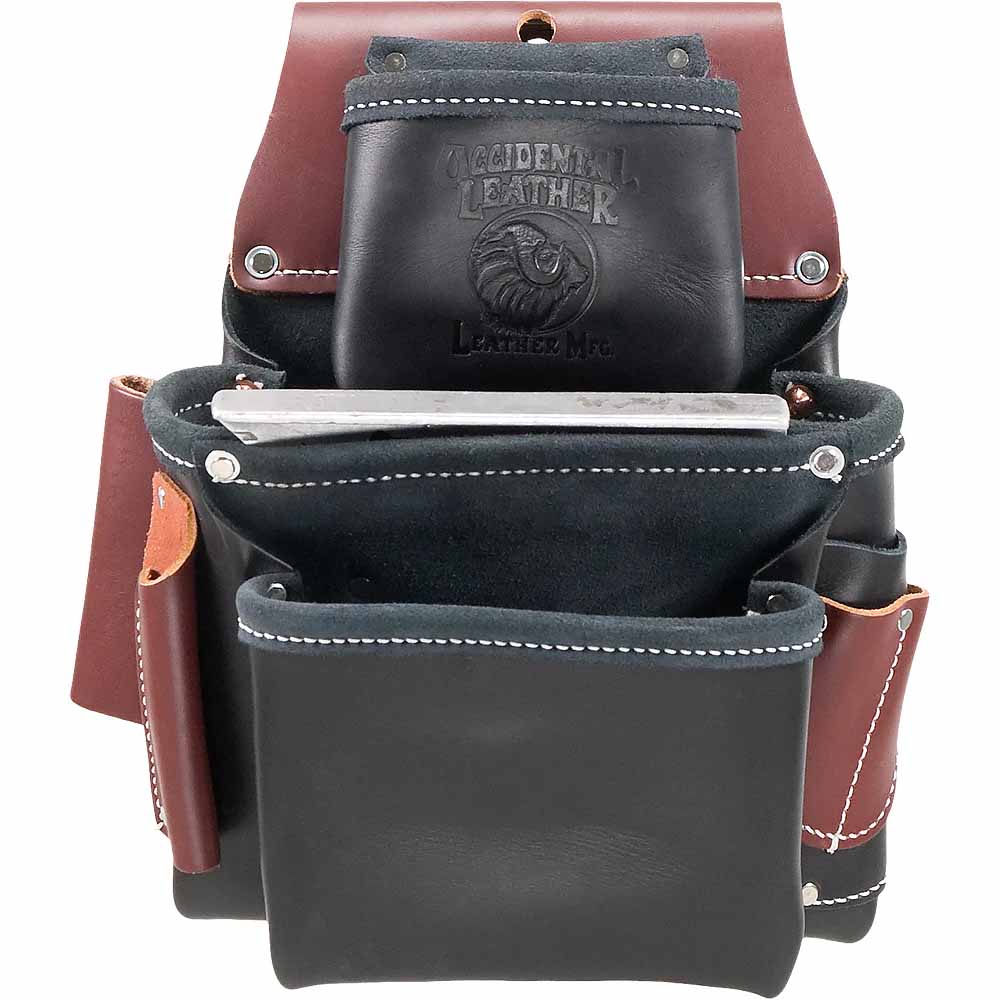 Occidental Leather B5060LH 3 Pouch Pro Fastener Bag - Black - Mactool Shop