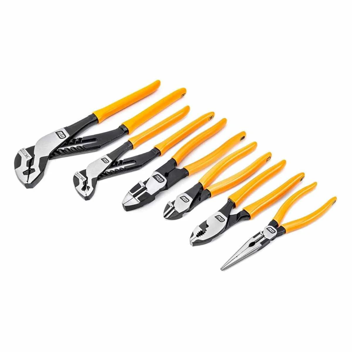 GearWrench 82204-06 6 Pc. Pitbull Dipped Handle Mixed Plier Set - Mactool Shop