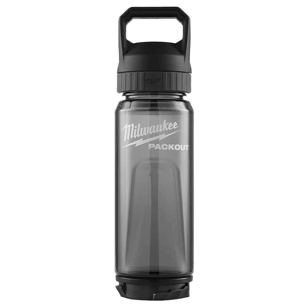 Milwaukee 48-22-8371B PACKOUT 25oz Bottle with Chug Lid - Black - Mactool Shop