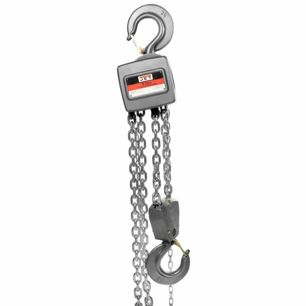 Jet JT9-133530 AL100-500-30 5 Ton Hand Chain Hoist with 30' of Lift - Mactool Shop