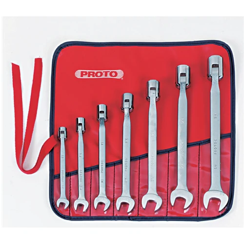 Proto J1270A 7 Pc. Flex Head Wrench Set - 12 Point - Mactool Shop