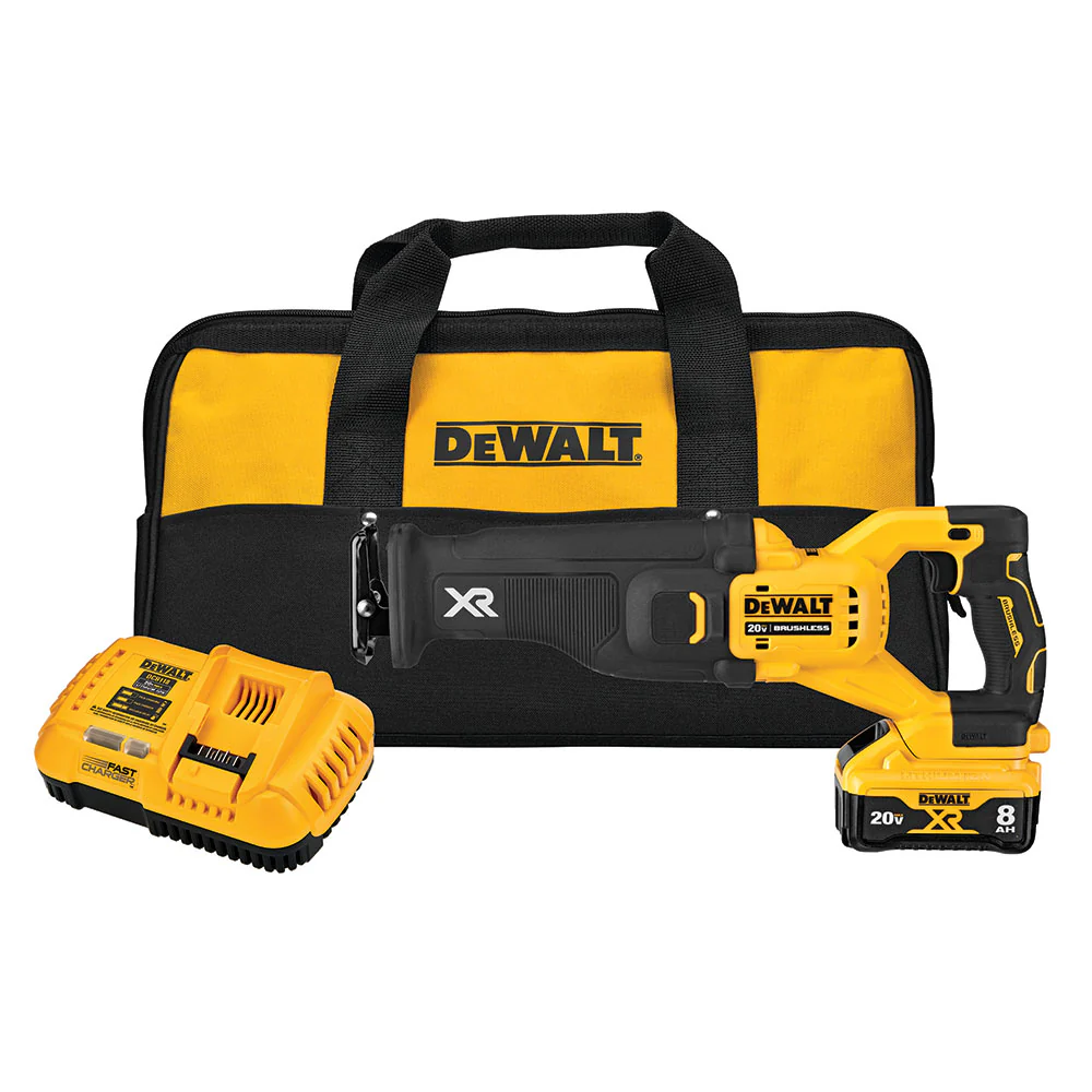 DeWalt DCS368W1 20V MAX XR Brushless Reciprocating Saw with Power Detect Tool Technology Kit - Mactool Shop