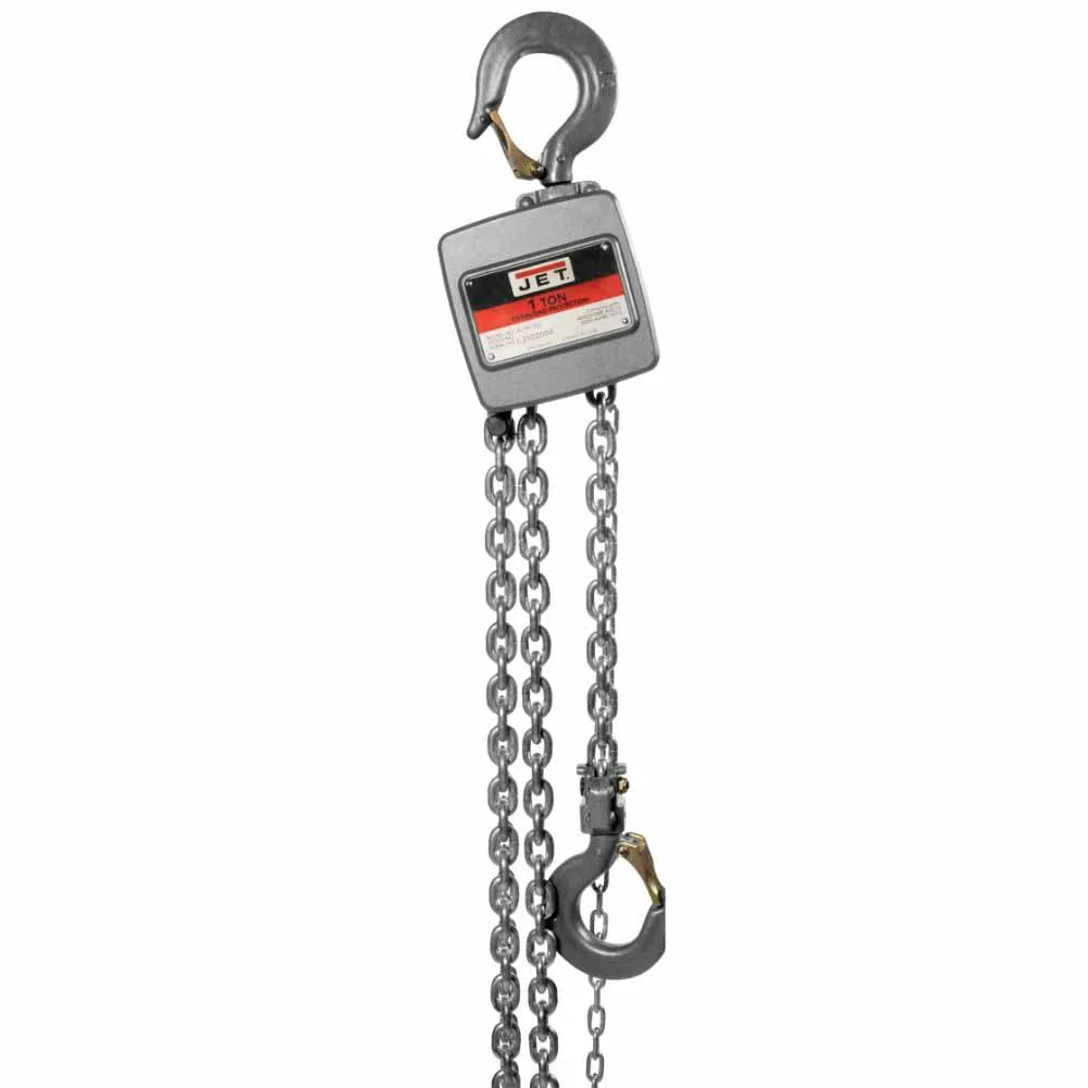 Jet JT9-133110 AL100-100-10 1 Ton Hand Chain Hoist with 10' of Lift - Mactool Shop