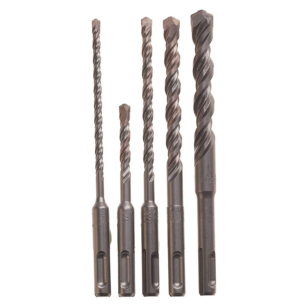 Bosch HCK005 5-Piece S4 SDS Plus Rotary Hammer Drill Bit Set, 4 Cutter - Mactool Shop