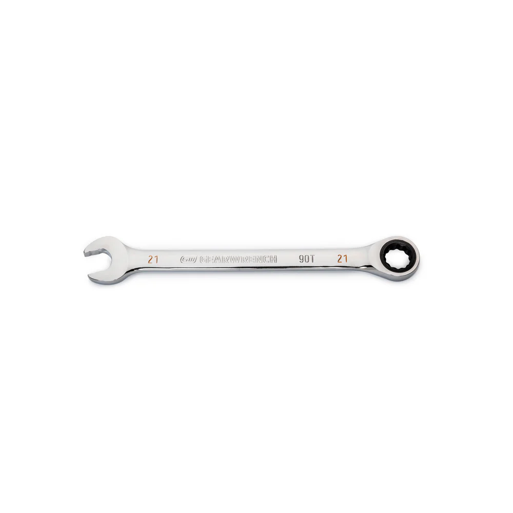 GearWrench 86921 21mm 90-Tooth 12 Point Ratcheting Combination Wrench - Mactool Shop