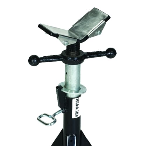 Sumner 781304 Hi Fold-A-Jack w/Stainless Steel Vee Head Pipe Jack Stand - Mactool Shop