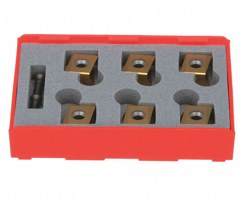 RIDGID 48873 6 Inserts Pack for B-500 Pipe Beveller with Anti-Seize Grease, 2 Screws and Case - Mactool Shop