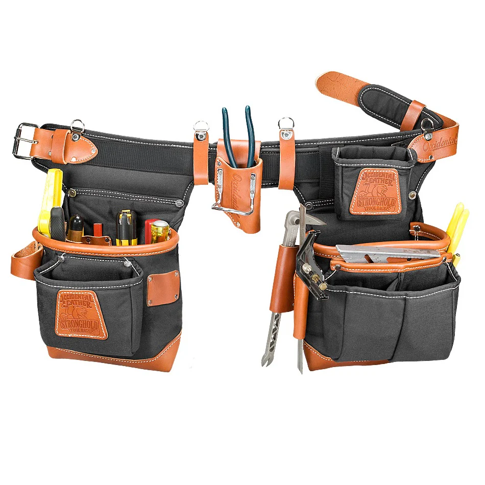 Occidental Leather 9850LH Black Left Handed Adjust-to-Fit FatLip Tool Belt Set - Mactool Shop