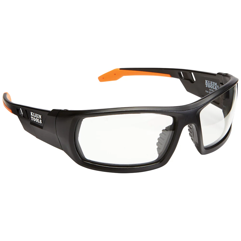 Klein 60163 Professional Safety Glasses, Full Frame, Clear Lens - Mactool Shop