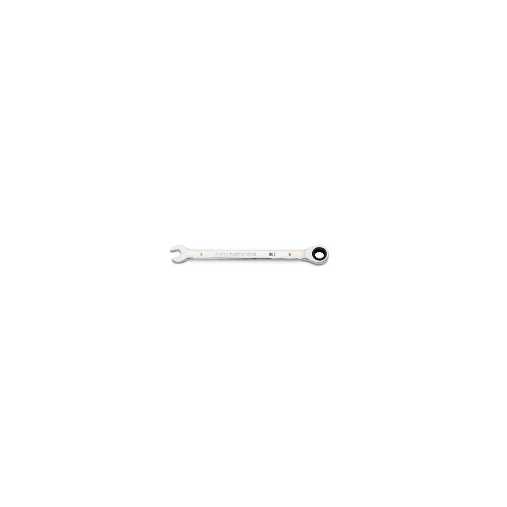 GearWrench 86908 8mm 90-Tooth 12 Point Ratcheting Combination Wrench - Mactool Shop