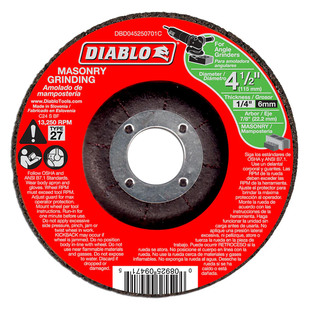 Diablo DBD045250701C 4-1/2