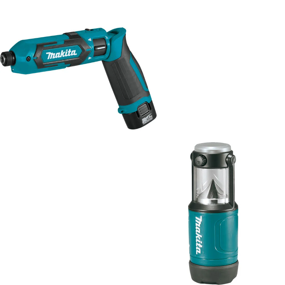 Makita TD022DSE 7.2V Impact Driver Kit W/ FREE ML102 12V max Lantern/Flashlight - Mactool Shop