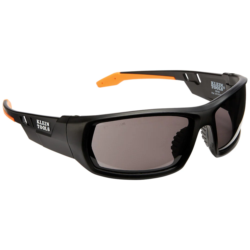 Klein 60164 Professional Safety Glasses, Full Frame, Gray Lens - Mactool Shop