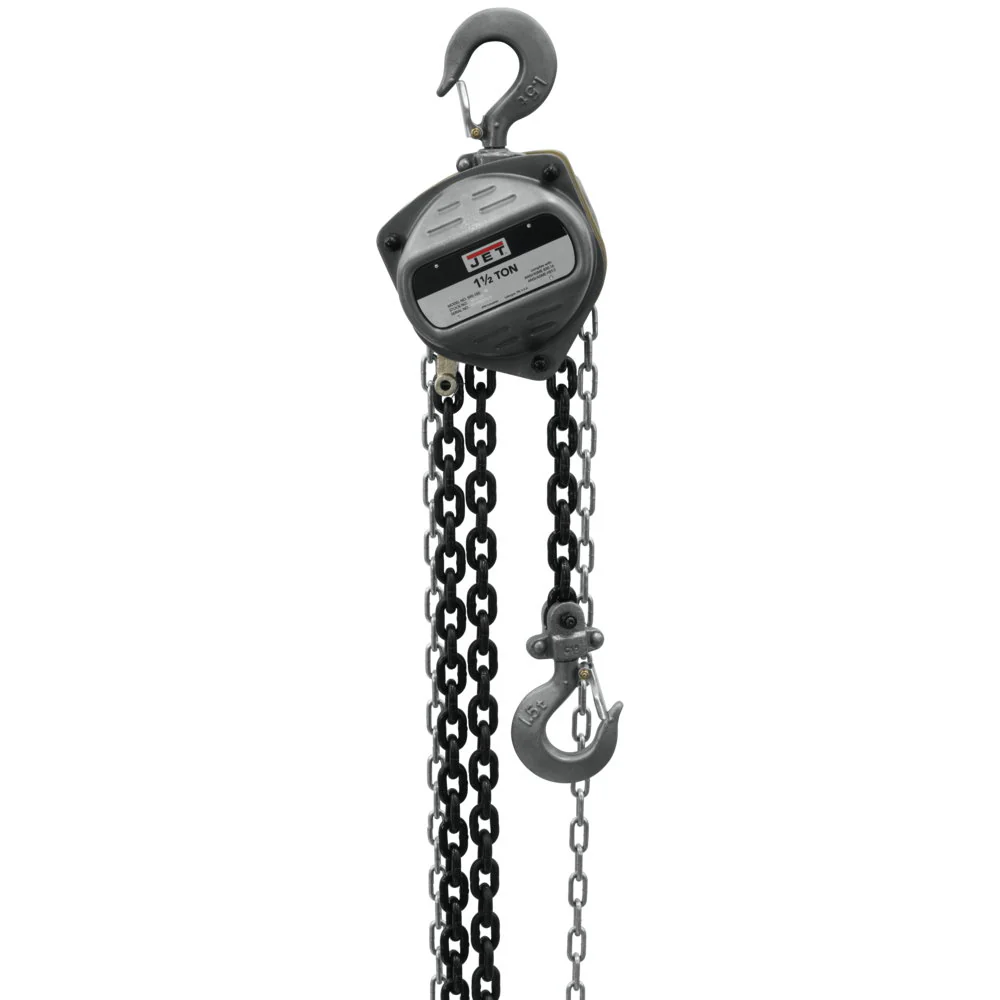 Jet JT9-101920 S90-150-10, 1-1/2-Ton Hand Chain Hoist With 10' Lift - Mactool Shop