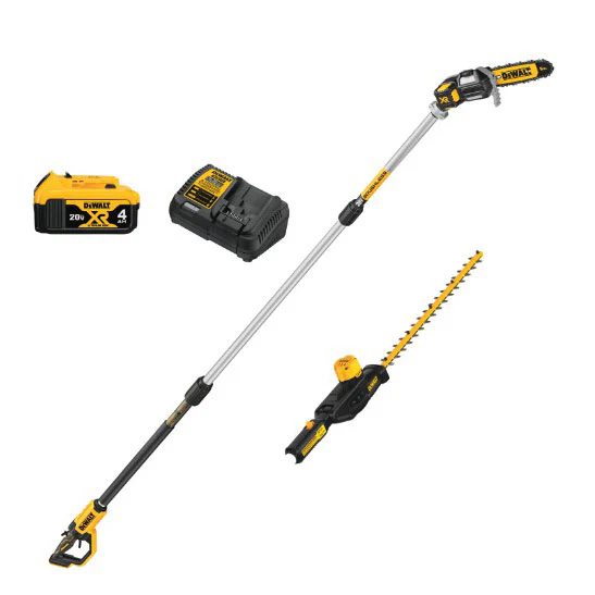DeWalt DCKO86M1 20V Pole Hedge & Pole Saw Combo Kit - Mactool Shop