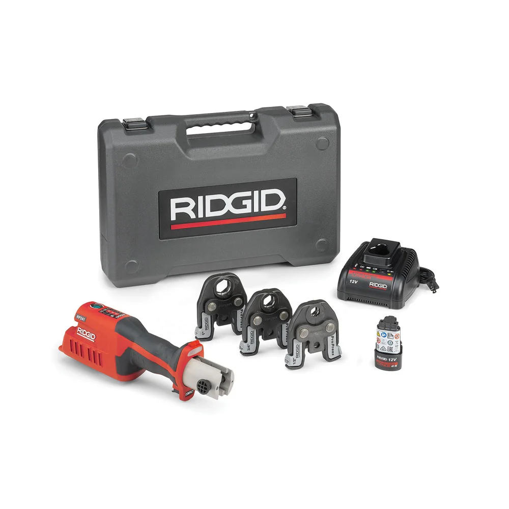RIDGID 57373 RP 241 Compact Press Tool Kit with 1/2