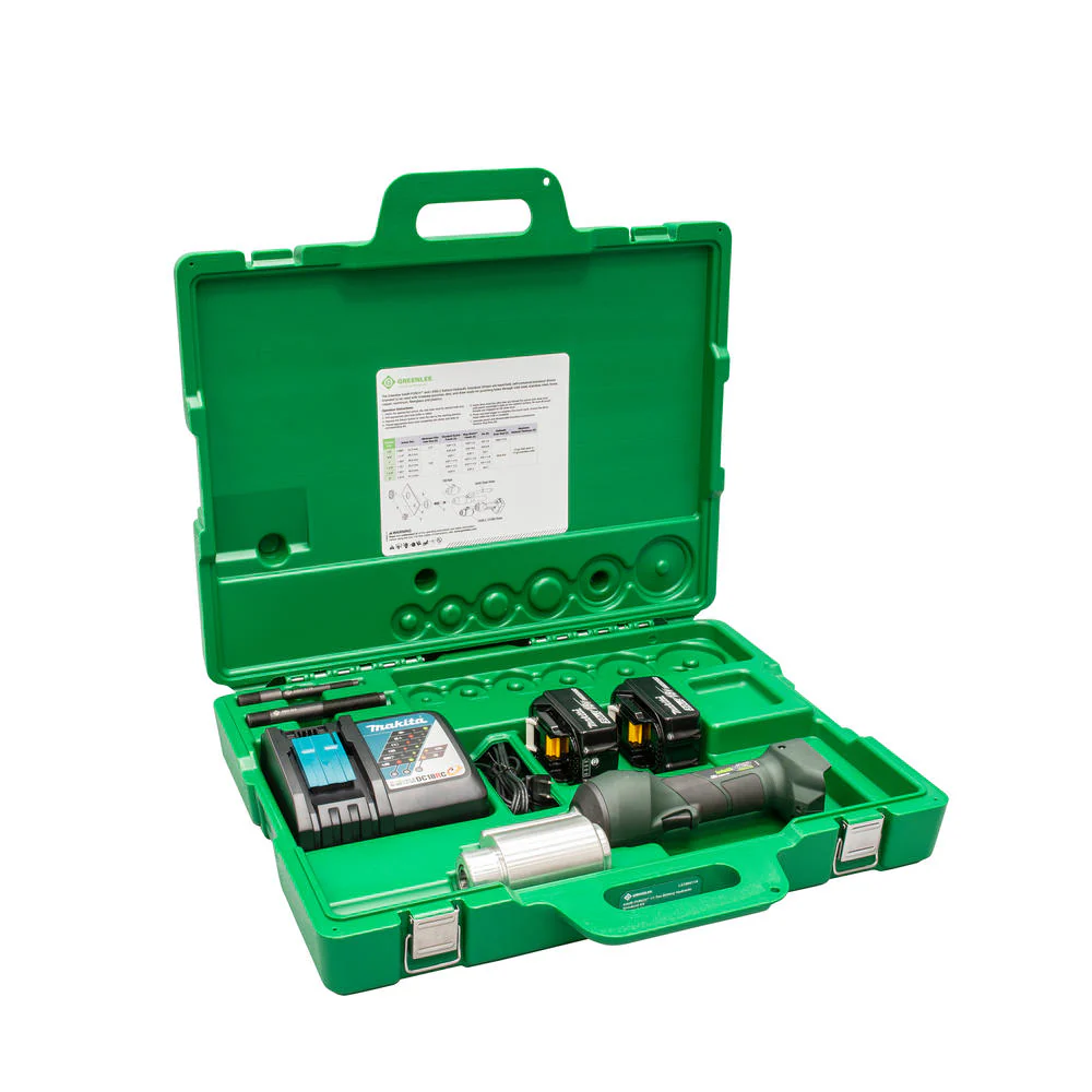 Greenlee LS100X11A INTELLIPUNCH 11-Ton Set, with Case & Battery - Mactool Shop