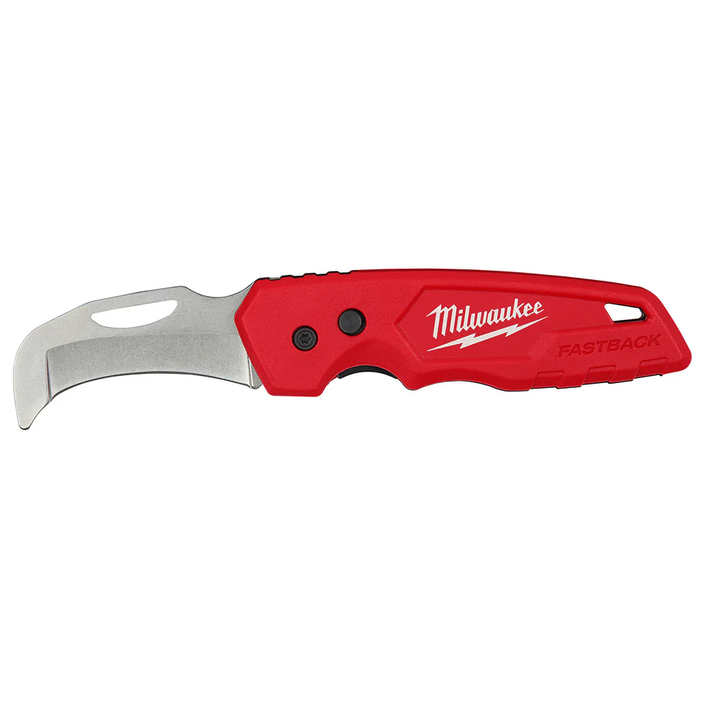 Milwaukee 48-22-1526 FASTBACK Blunt Tip Hawkbill Folding Pocket Knife - Mactool Shop