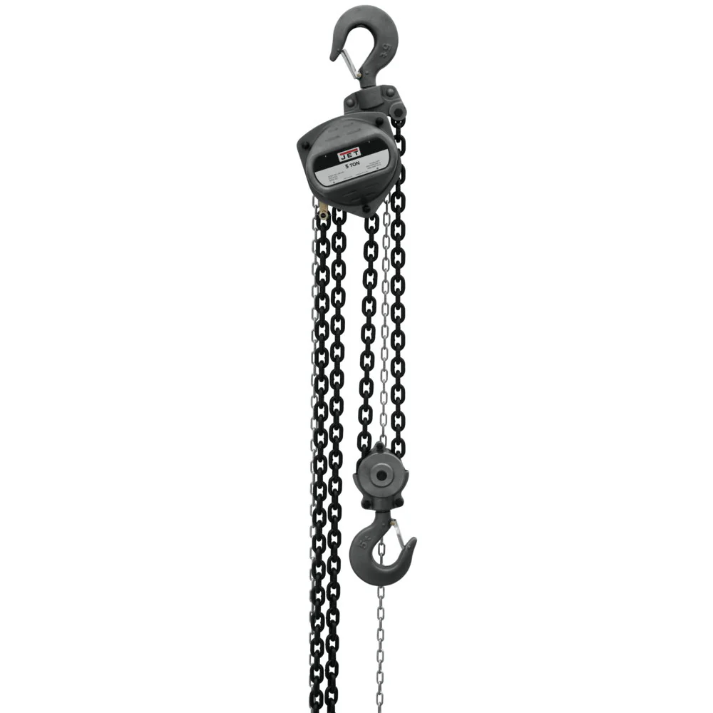 Jet JT9-101953 S90-500-30, 5-Ton Hand Chain Hoist With 30' Lift - Mactool Shop