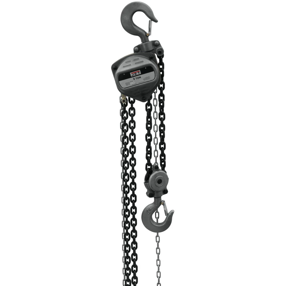 Jet JT9-101941 S90-300-15, 3-Ton Hand Chain Hoist With 15' Lift - Mactool Shop