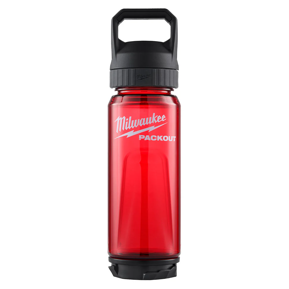 Milwaukee 48-22-8371R PACKOUT 25oz Bottle with Chug Lid - Red - Mactool Shop