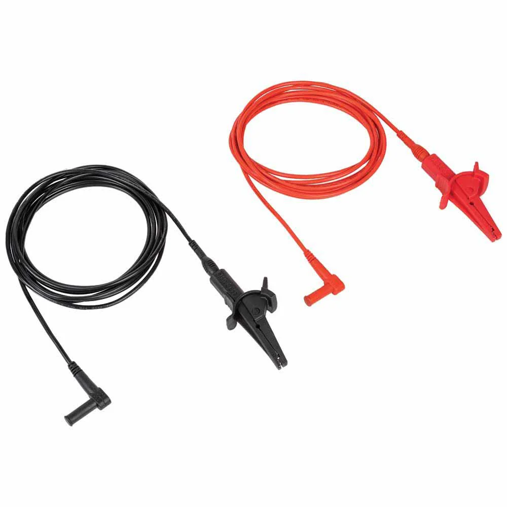 Klein 69367 Heavy-Duty Alligator Clip Test Leads, 10' - Mactool Shop