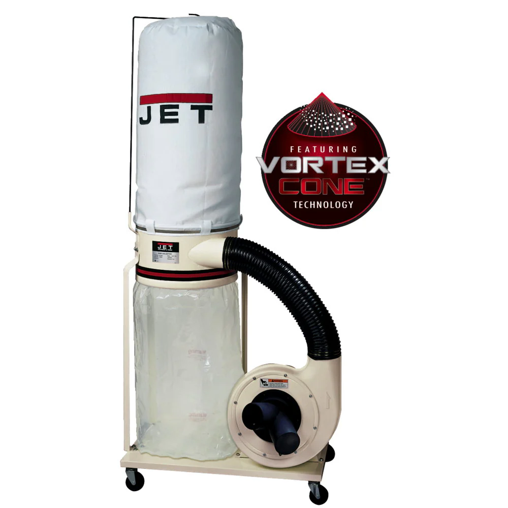 Jet JT9-708658K DC-1100VX-5M Dust Collector, 1.5HP 1PH 115/230V, 5-Micron Bag Filter Kit - Mactool Shop