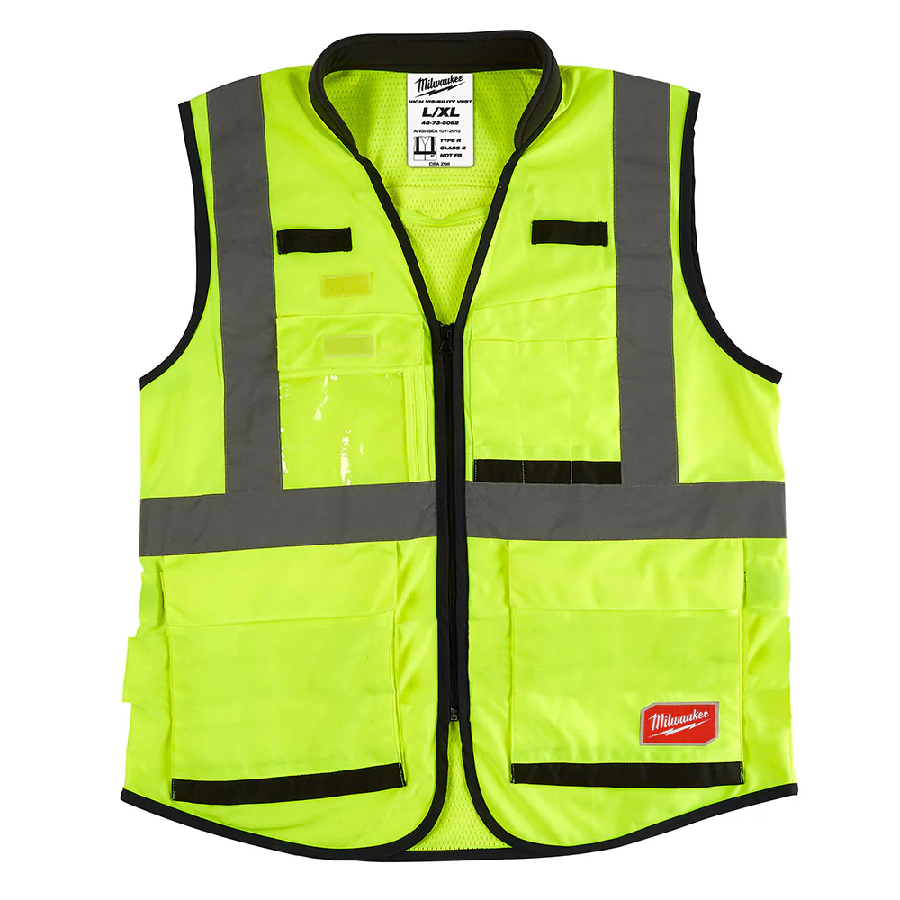 Milwaukee 48-73-5081 High Visibility Yellow Performance Safety Vest - S/M (CSA) - Mactool Shop