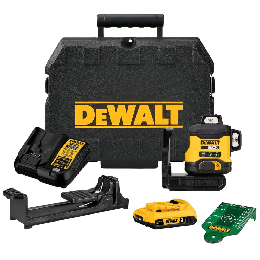 DeWalt DCLE34031D1 ATOMIC 20V 3x360 Line Laser Kit - Mactool Shop