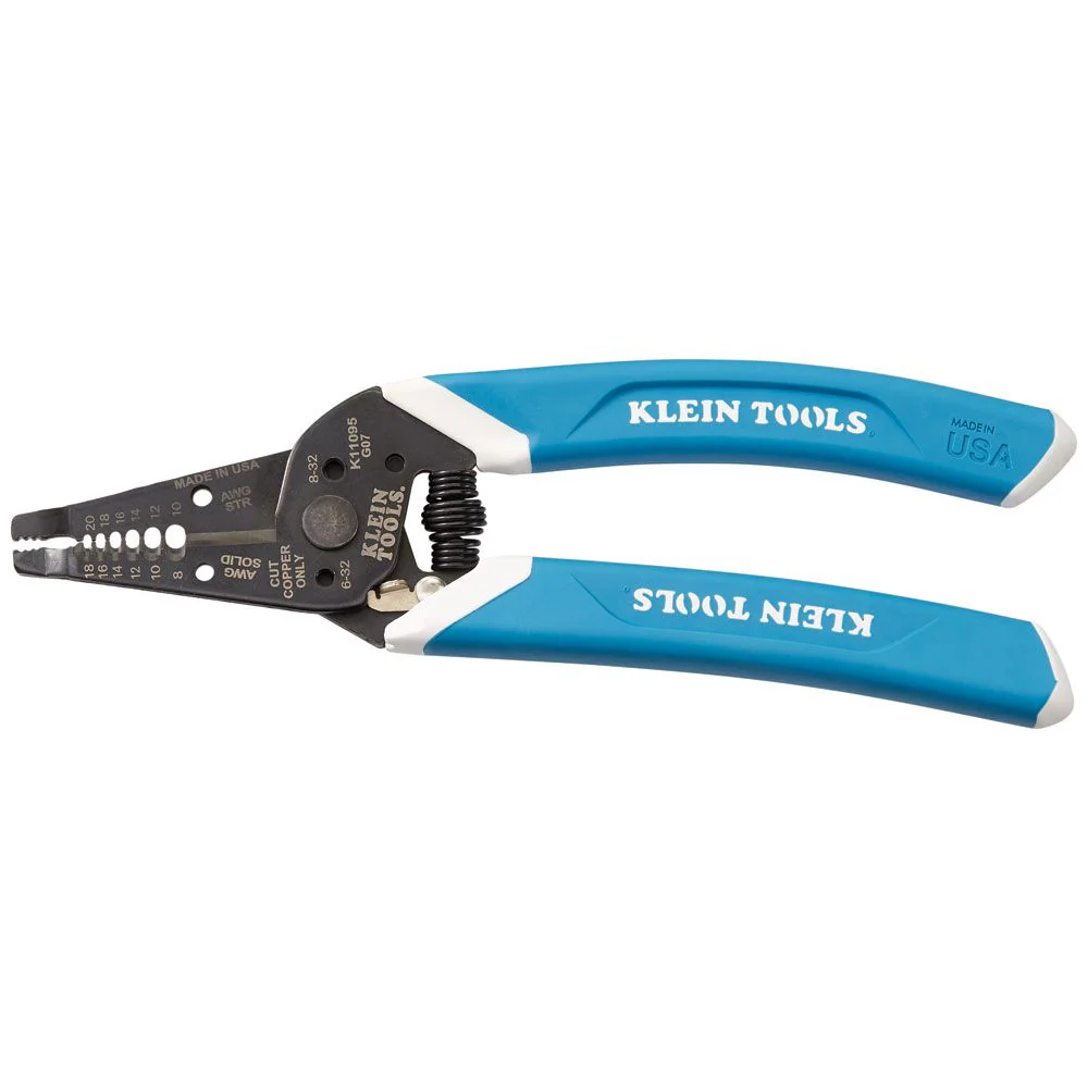 Klein K11095 Klein-Kurve Wire Stripper / Cutter, 8-20 AWG - Mactool Shop